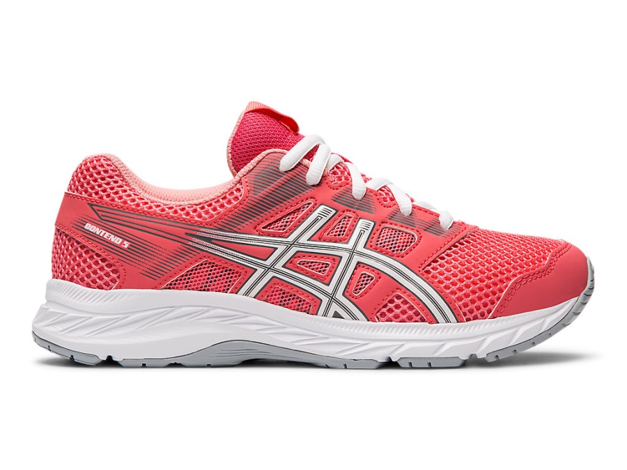 Asics Gel-Contend 5 グレード スクール ピンク カメオ ホワイト