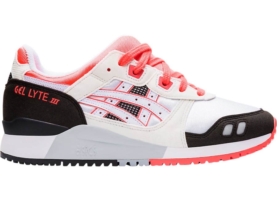 Asics Gel-lyte III ホワイトフラッシュコーラル