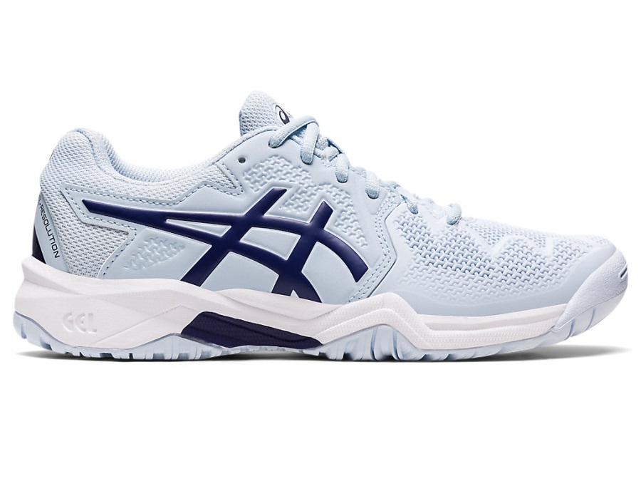 Asics Gel-Resolution 8 小学生ソフトスカイダイブブルー