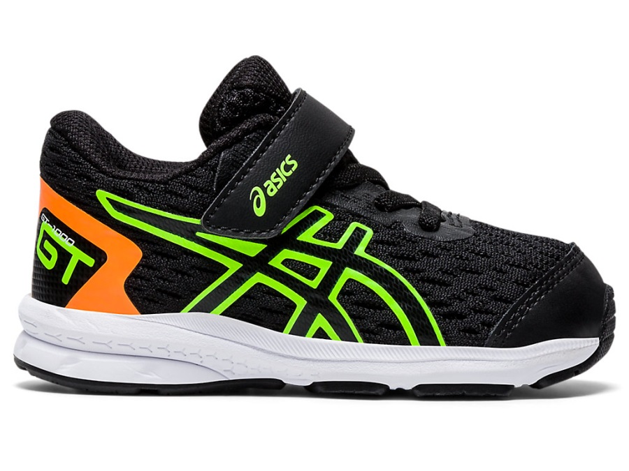 Asics Gt-1000 9 幼児サイズ ブラック グリーン Gec