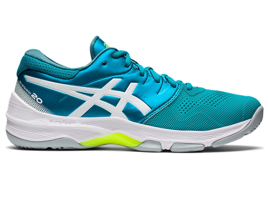 Asics ファッションブランド ジェルネットバーナー20(dワイド) ラグーンホワイト
