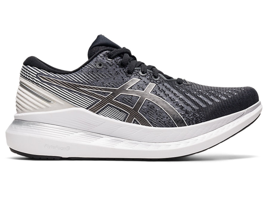 Asicsのファッションブランドglideride 2（dワイド）ブラックホワイト