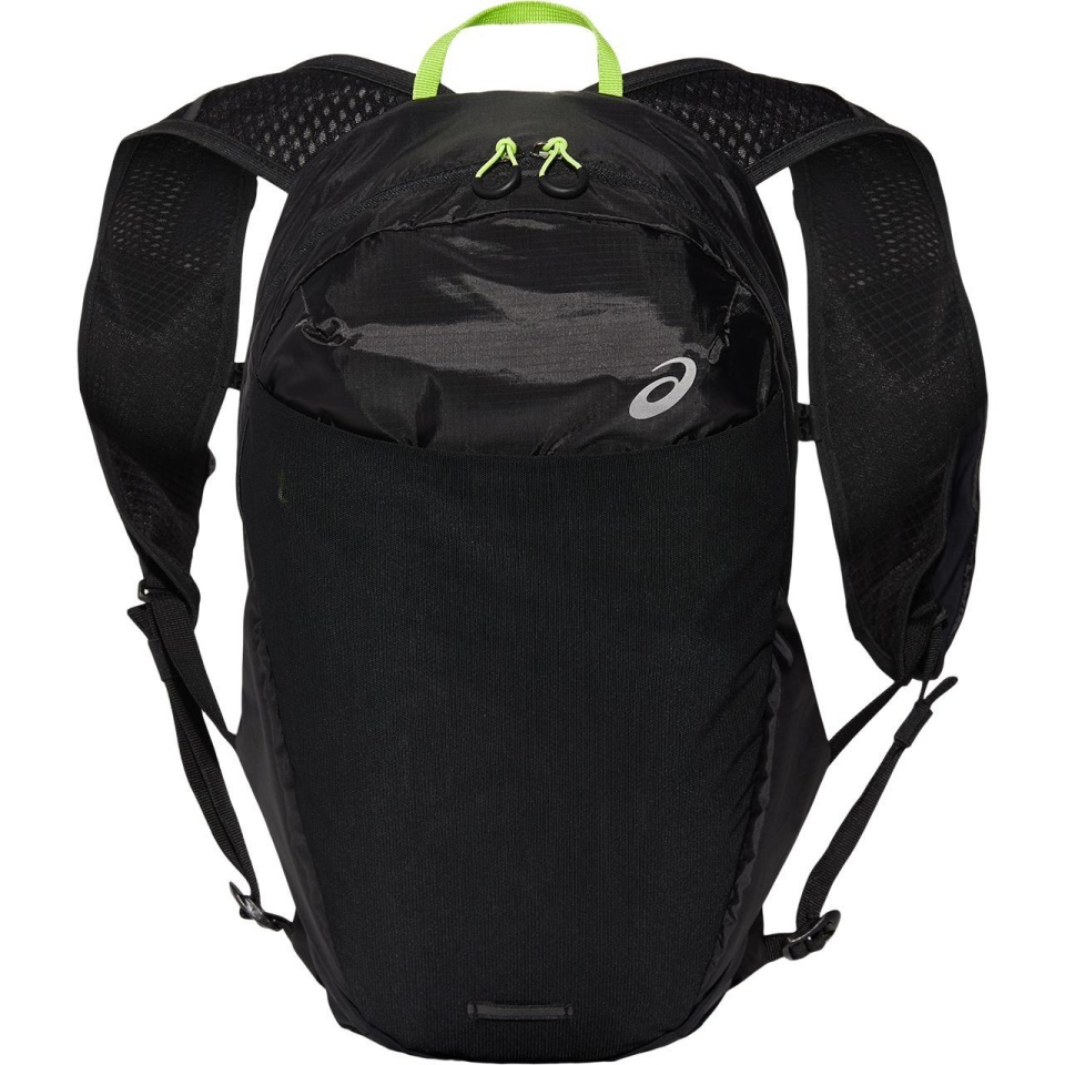 ブラックアシックスブランドバックパック10l.